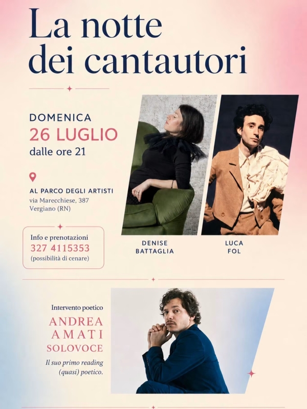 LA NOTTE DEI CANTAUTORI